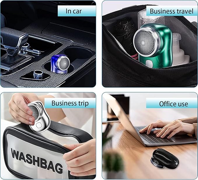 Mini Portable Electric Shaver – Compact USB Razor for Men